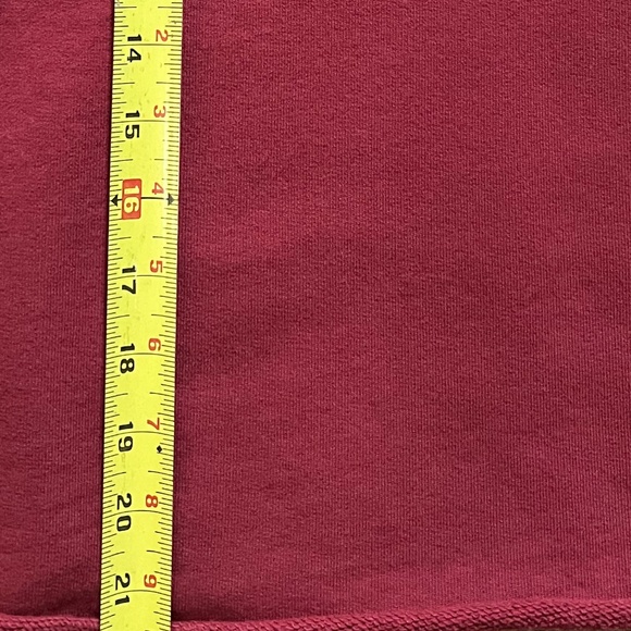 Frank & Eileen Patrick Fleece Popover Cranberry Size XS - Picture 7 of 7